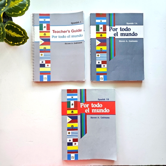 ABeka Bundle Spanish 1 Vocabulary Manual Part A Part B Lot of 3 High School - Picture 1 of 8